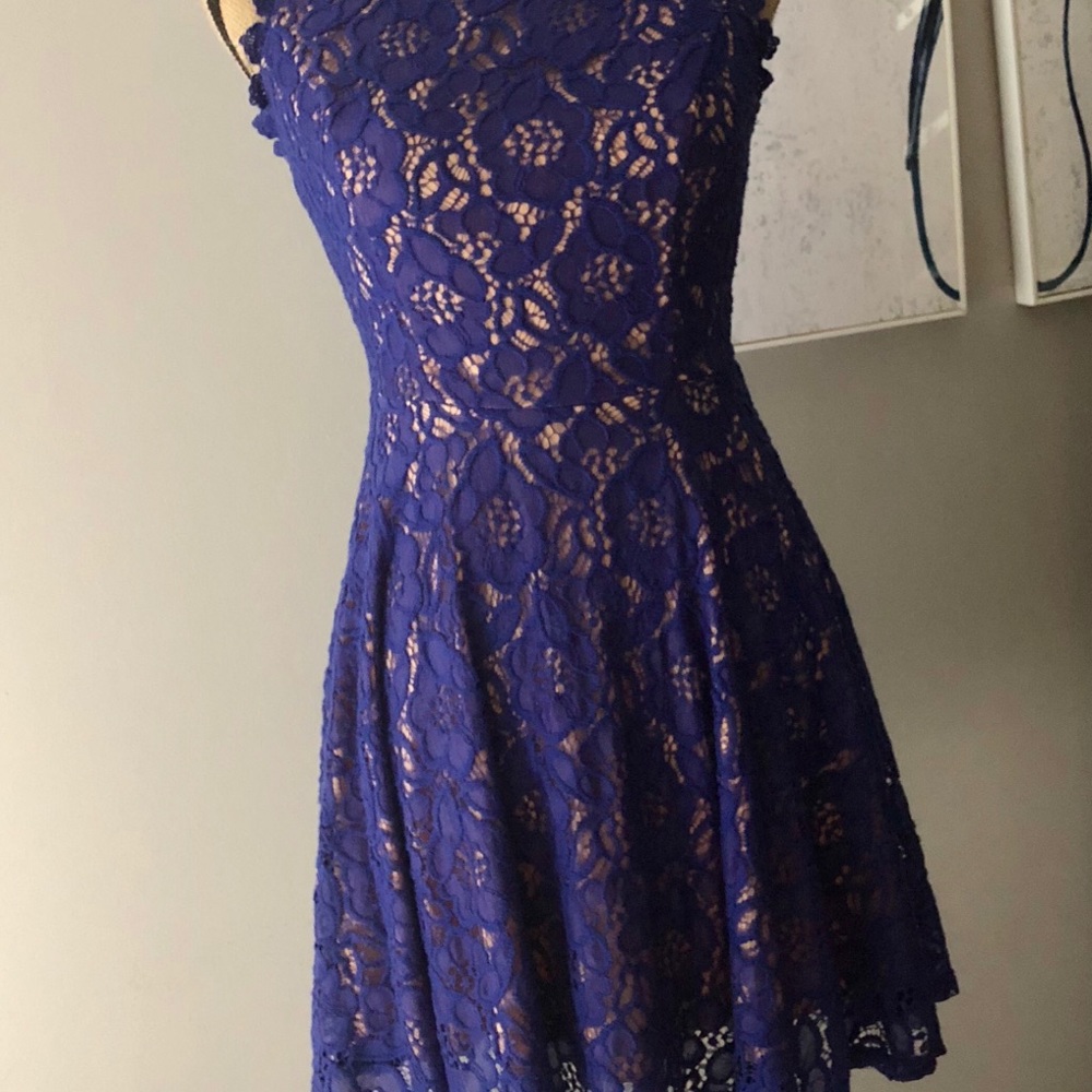 NWOT Blue Lace Dress